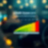 Visual representation of credit score range