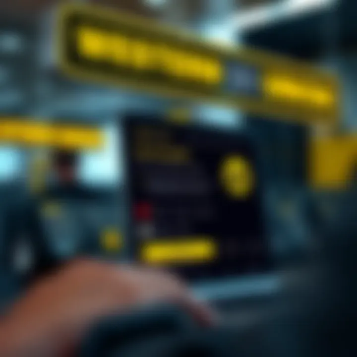 User Interface of Western Union Online Transfer Western Union online platform interface